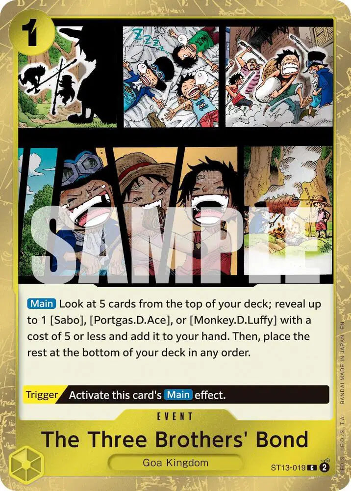 The Three Brothers' Bond (Pirate Foil)