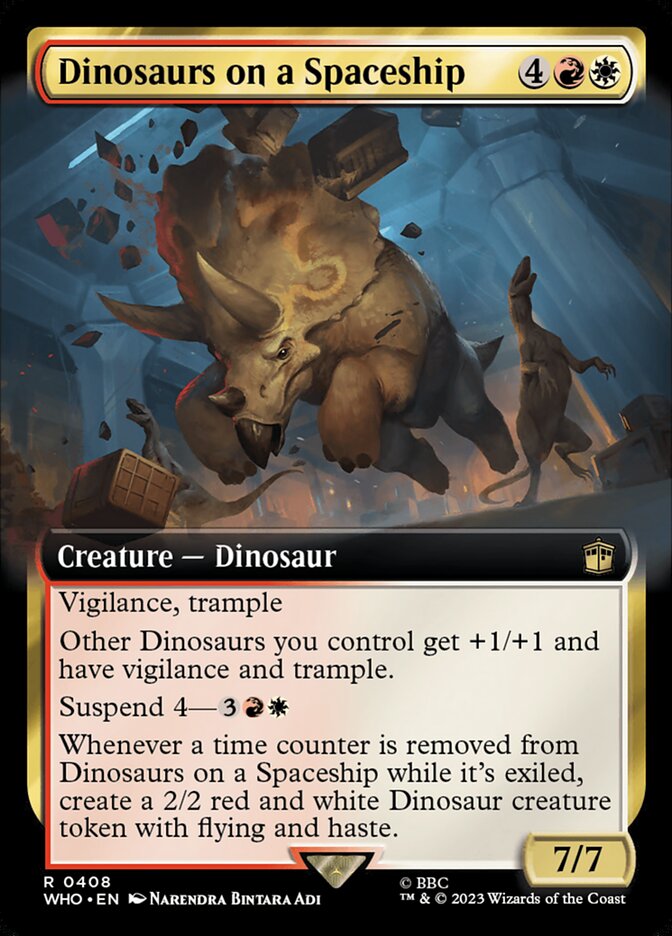 Dinosaurs on a Spaceship (FOIL)