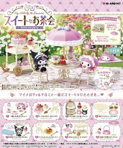 My Melody & Kuromi – Sweet Tea Party Miniature Collection (Re-Ment)