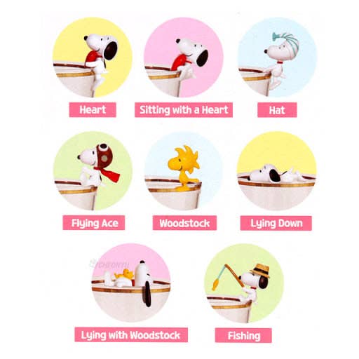 New! Peanuts Snoopy Cup Figure – Blind Box Series