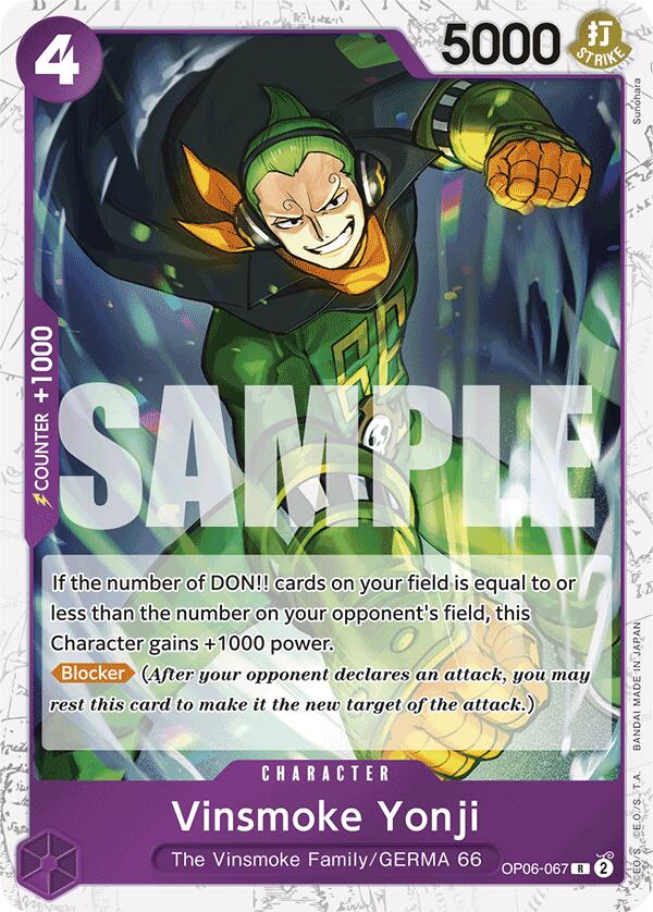 Vinsmoke Yonji (OP06-067) (Jolly Roger Foil)