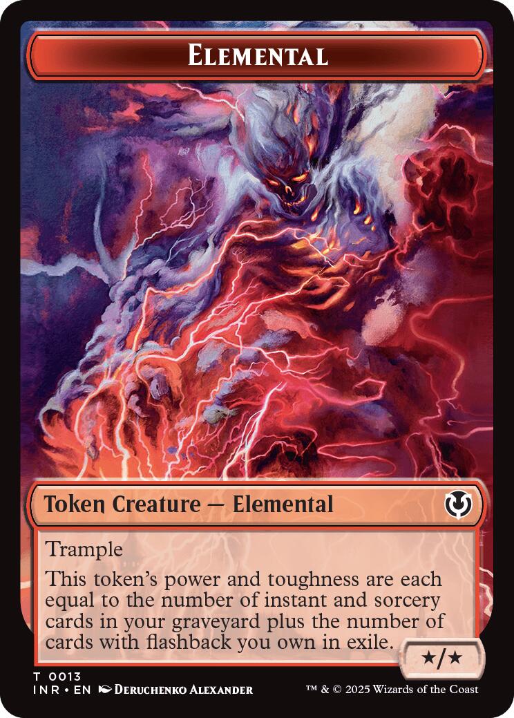 Elemental // Human (0014) Double-Sided Token