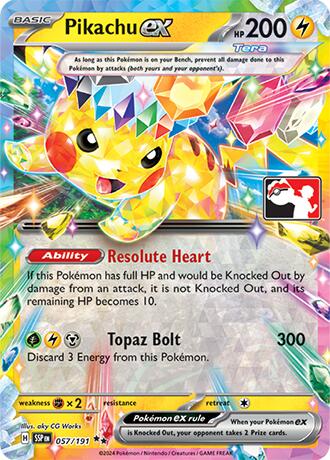 Pikachu ex - 057/191