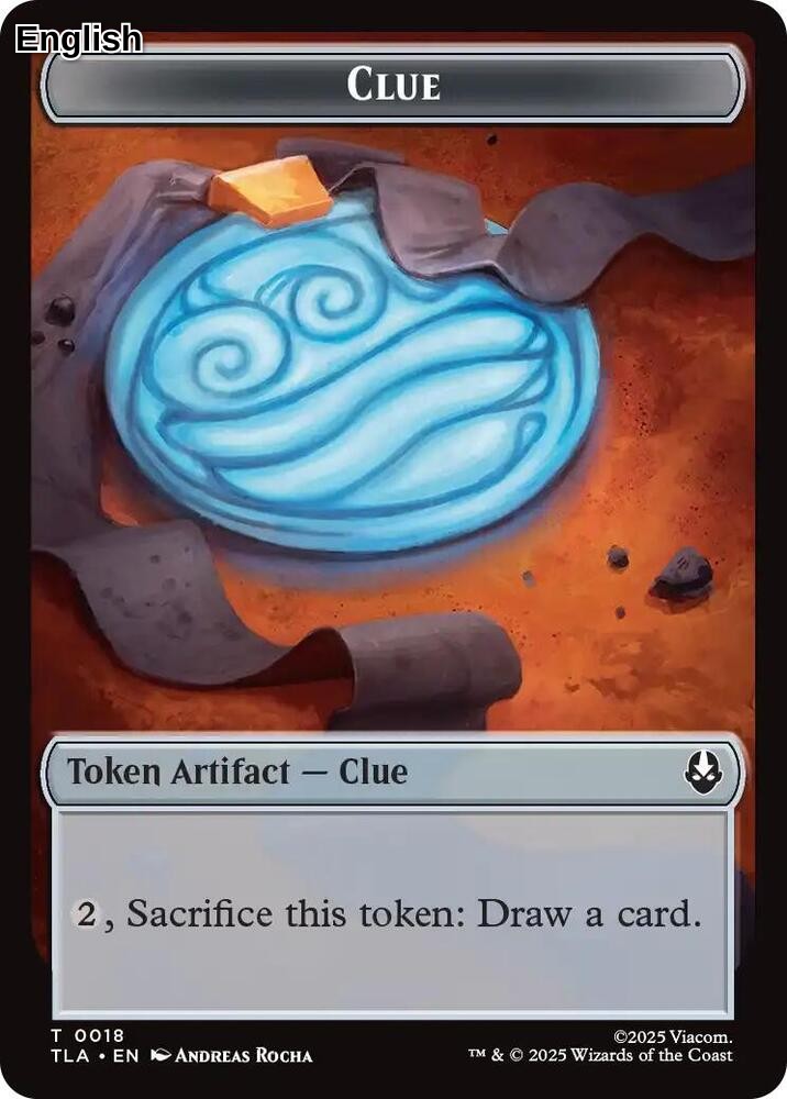 Ally (0007) // Clue (0018) Double-Sided Token (Back)