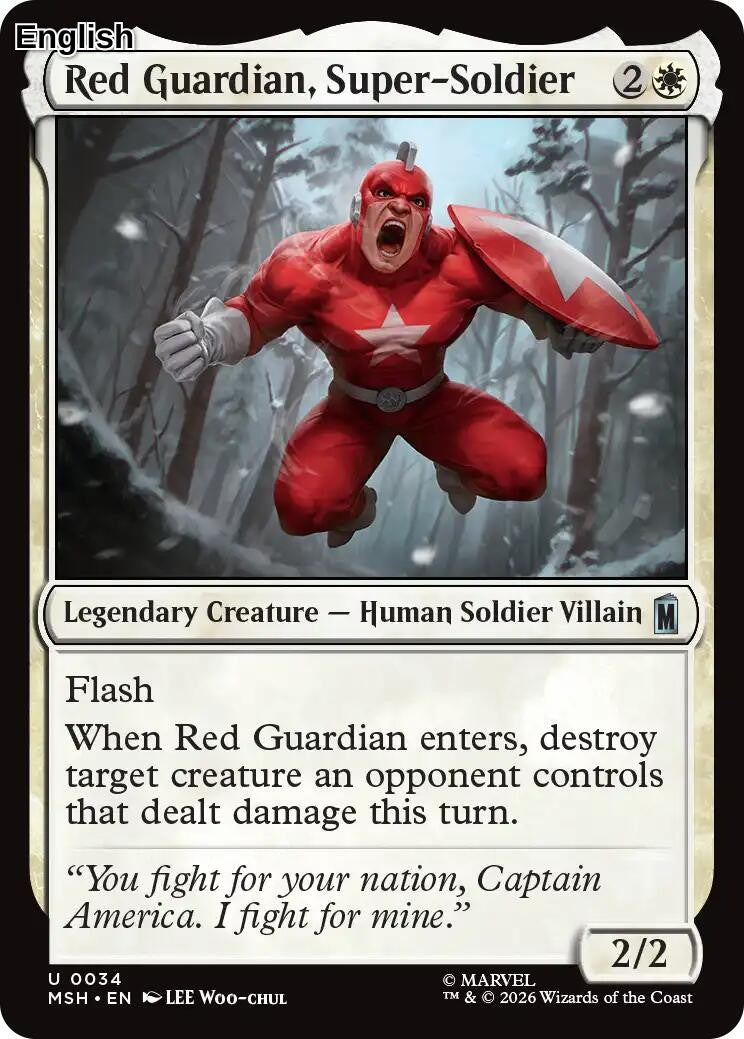 Red Guardian, Super-Soldier