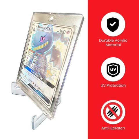 Support de présentation de cartes EVORETRO - Support de cartes de jeu transparent et durable 35-260PT