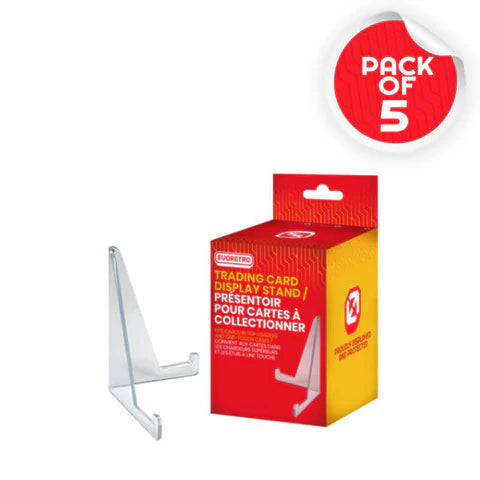 Support de présentation de cartes EVORETRO - Support de cartes de jeu transparent et durable 35-260PT