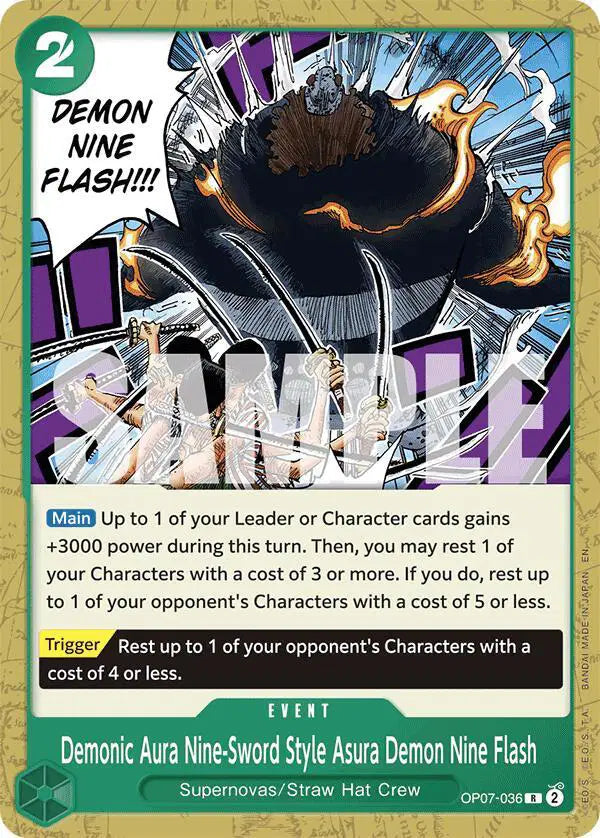 Demonic Aura Nine-Sword Style Asura Demon Nine Flash (Reprint)