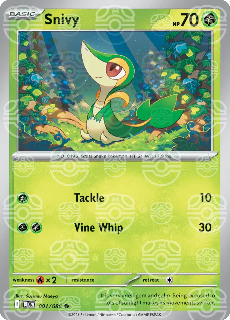 Snivy (Master Ball Pattern)